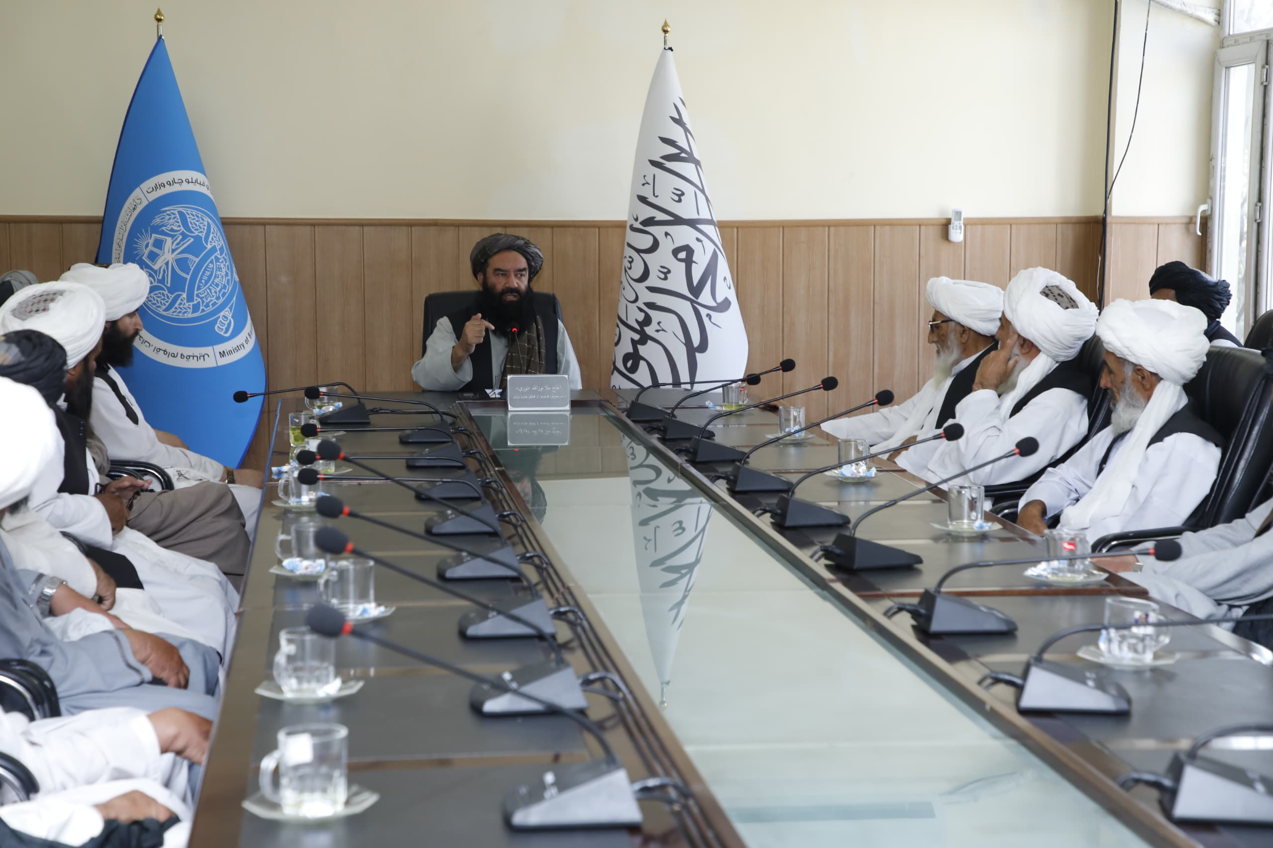 Tribal elders from Shajoy District of Zabul Province met with Minister of Borders and Tribal Affairs
