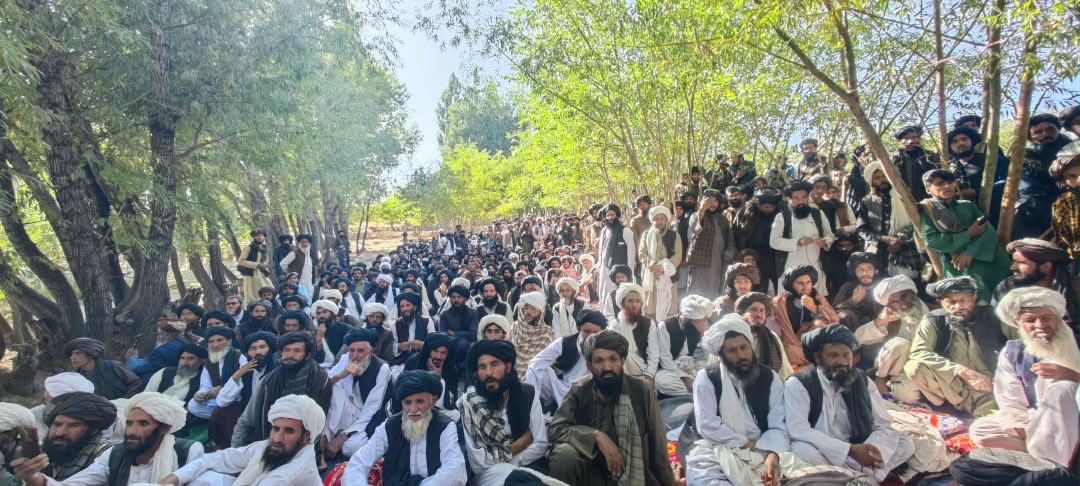 د زابل ولایت په خاک افغان ولسوالۍ کې د شریعت د احکامو او د امیرالمؤمنین حفظه الله تعالی د فرمانونو د تشریح په موخه ولسي غونډه وشوه